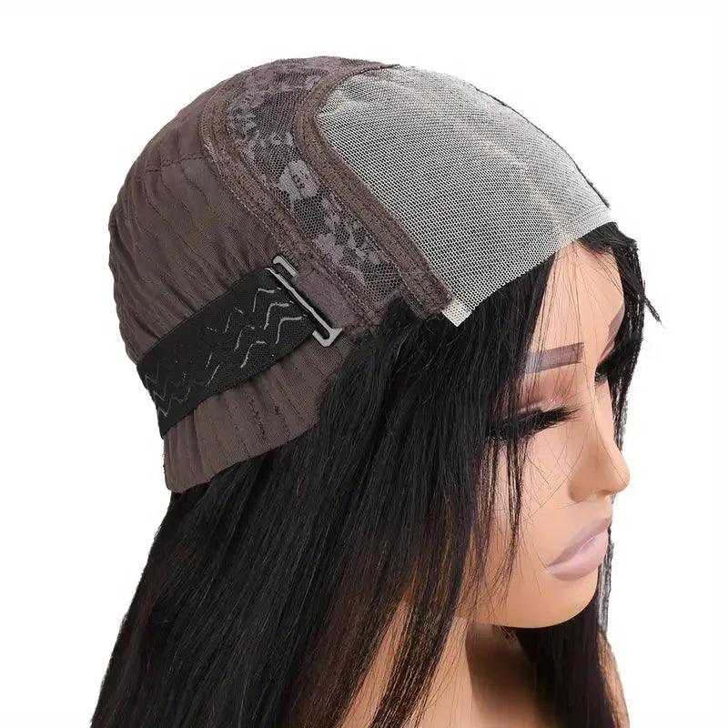 Black | Straight | HD Lace Front Wig | Human Hair | Lace Area: 13X4 | Density: 150% - Womenesyé