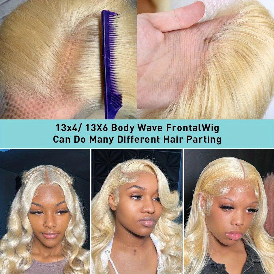 Blonde | Body Wave | Luxury HD Lace Wig | Wigs Brazilian | Human Hair | Lace Area: 13X4 | Density: 250% - Womenesyé