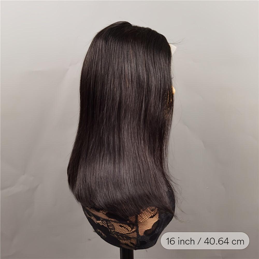 Black | Straight  Bob Wig | Lace Front Wigs | Human Hair | Brazilian Virgin | Hair Natural Color | Lace Area: 13X4 | Density: 180% - Womenesyé