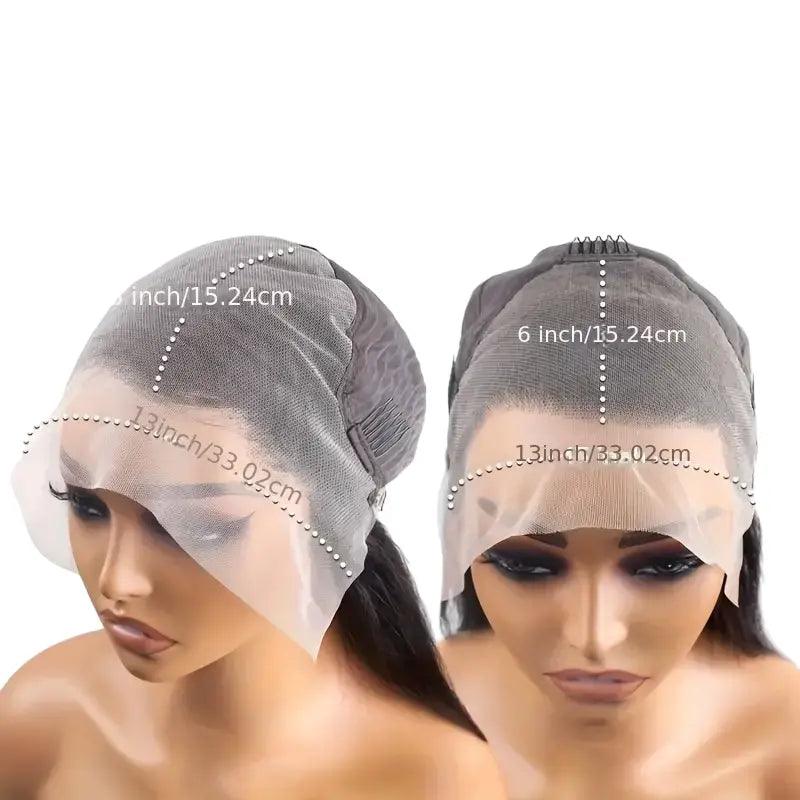 Black | Water Wave | HD Lace Front Wig | Human Hair | Lace Area: 13X4 | Density: 150% - Womenesyé