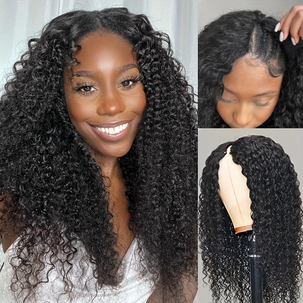 Black | Curly | HD Lace Front Wig | Human Hair | Density: 150% - Womenesyé