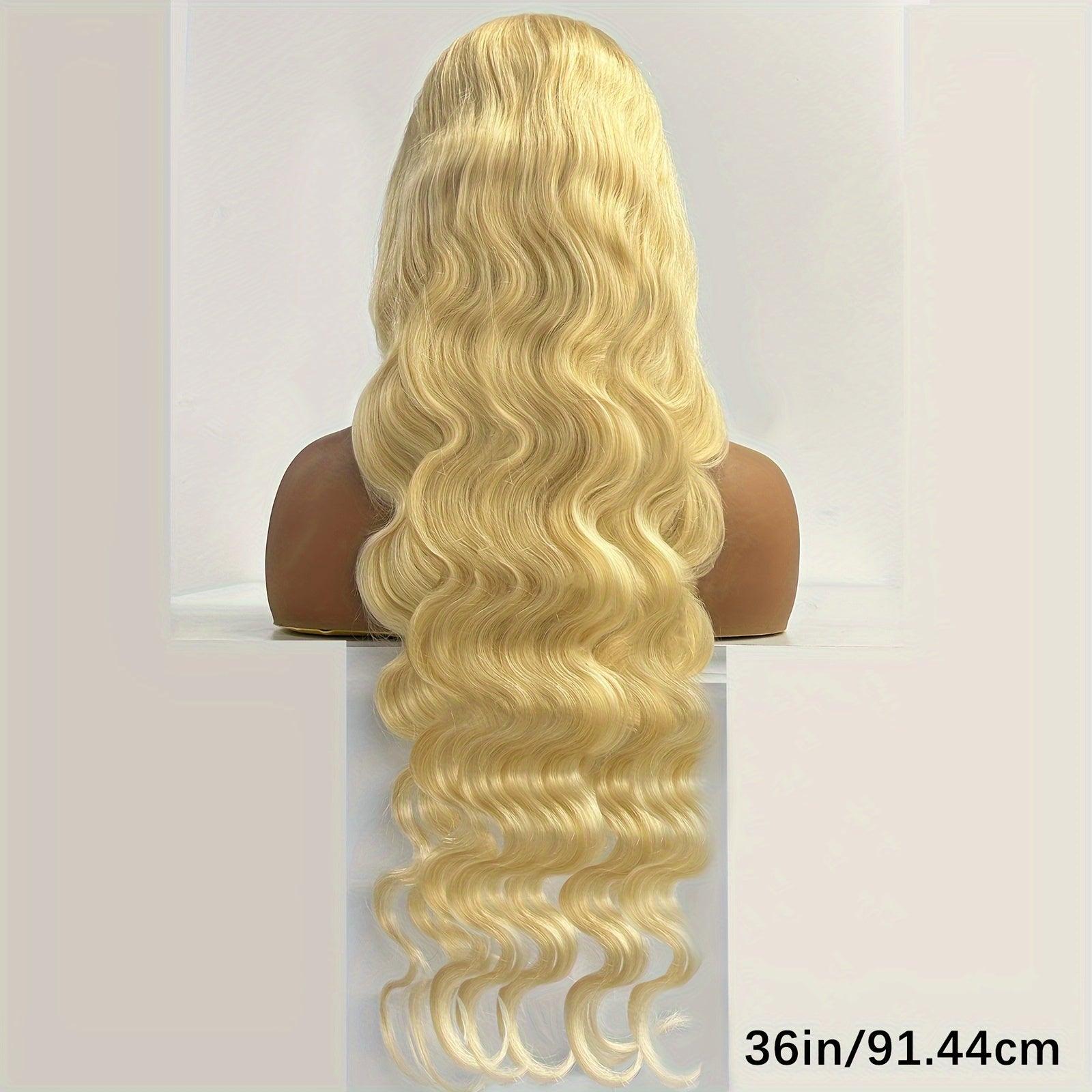 Blonde | Body Wave | Luxury Lace Front Wigs  | Human Hair|  Lace Area: 13*4 | Density: 250% - Womenesyé